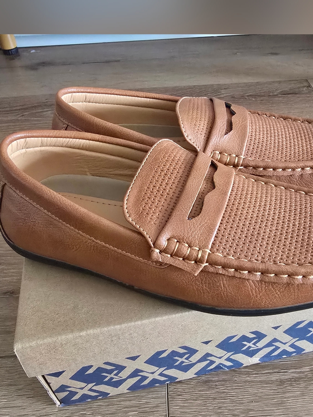 Xray Footwear Boy's Errol Dress Loafers Cognac Mocassins
